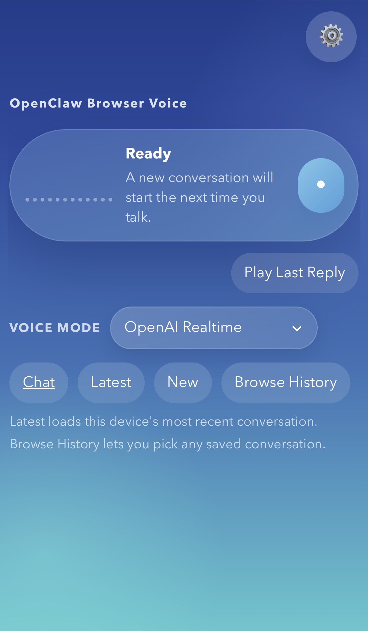 ReSono Sine — browser voice AI