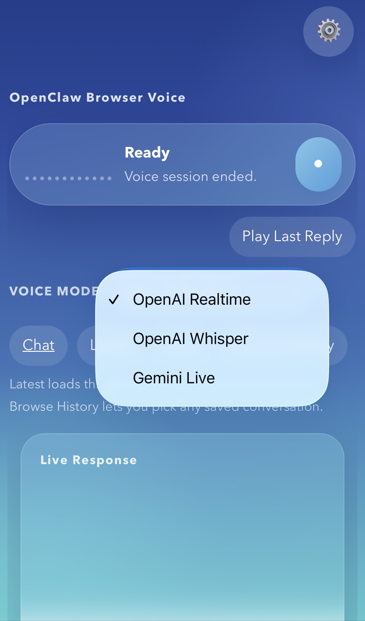 ReSono Sine — multi-provider support